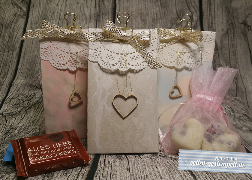 Ein Geschenk von Herzen Selbst gestempelt